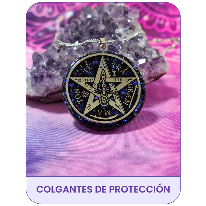colgantes de protecci&oacute;n